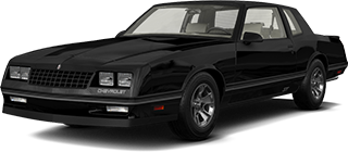 Chevrolet Monte Carlo 2 Door Coupe 1986-1988